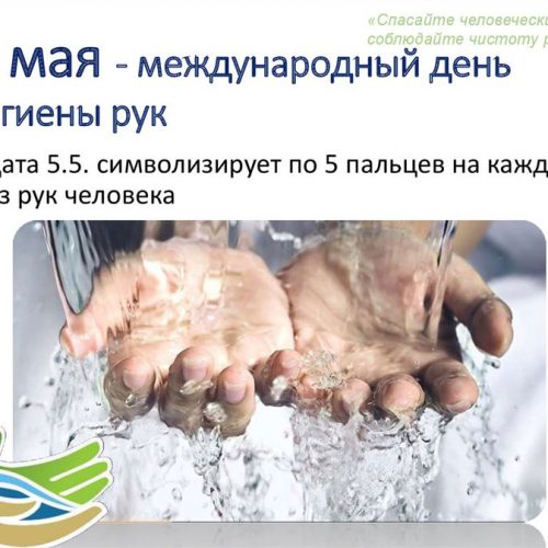 5 мая — международный день гигиены рук